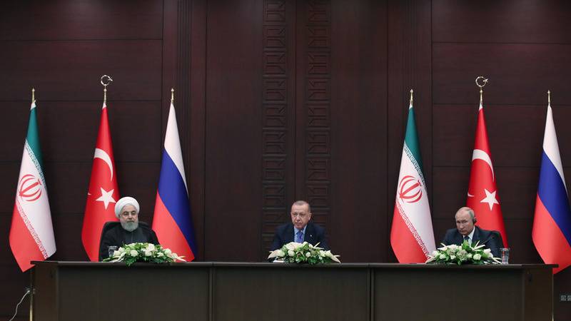 Трехсторонние переговоры РФ, Турции и Ирана завершились в Тегеране, итоги